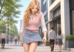 밑단のイラスト