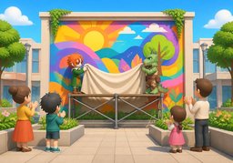 muralのイラスト
