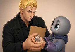 养父のイラスト