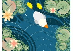 跟不上のイラスト