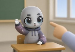 예のイラスト