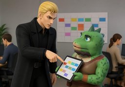 exigenteのイラスト