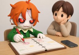 검토하다のイラスト