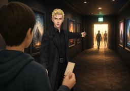 출구のイラスト