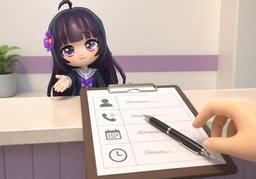 预约单のイラスト