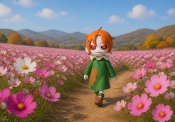 코스모스のイラスト
