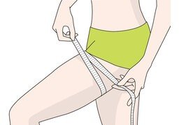 大腿のイラスト