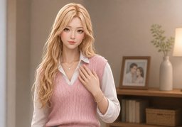 부인のイラスト
