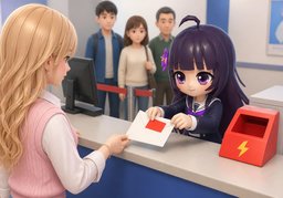 속달のイラスト