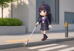 盲人のイラスト