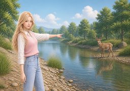 venadoのイラスト