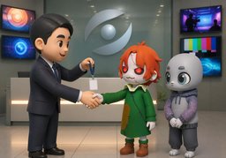 방송사のイラスト