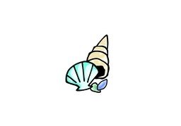 贝壳のイラスト