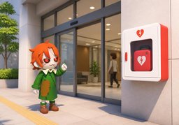 제세동기のイラスト