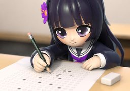 考生のイラスト