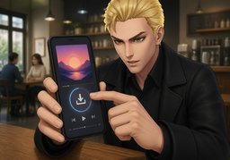descargarのイラスト