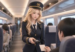 列车长のイラスト