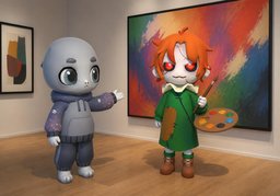 Künstlerinのイラスト