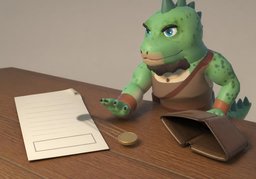 拖欠のイラスト