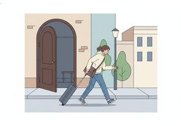 Illustration for 动 (move)