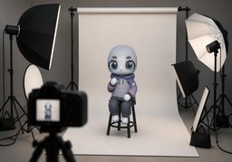 影棚のイラスト