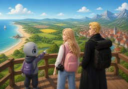 Landschaftのイラスト