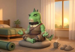 Illustration for méditation (meditation)