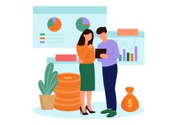 财经のイラスト