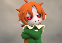 不服气のイラスト