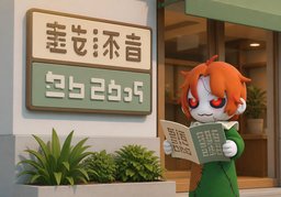 双语のイラスト