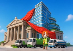 国企のイラスト
