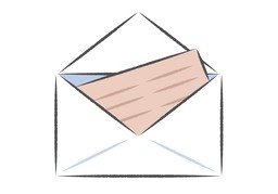来信のイラスト
