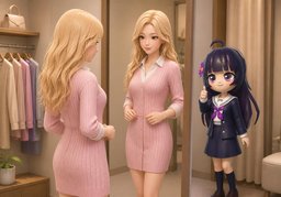 딱맞다のイラスト