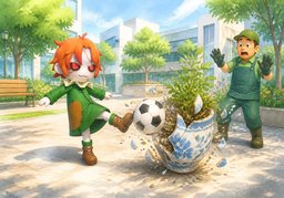 absichtlichのイラスト