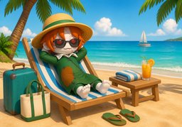vacacionesのイラスト