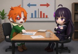 contraposiciónのイラスト