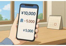 扣款のイラスト