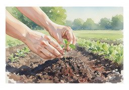 开拓のイラスト