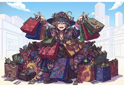 奢侈のイラスト