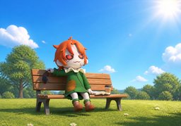 화창하다のイラスト