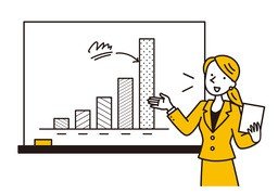 demostrarのイラスト