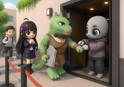 선착순のイラスト