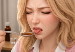 쓴맛のイラスト