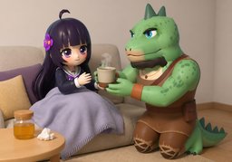 인삼차のイラスト