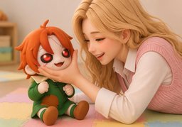 귀엽다のイラスト