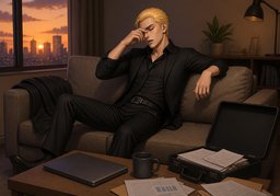 anstrengendのイラスト