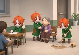 品德のイラスト