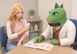 부작용のイラスト