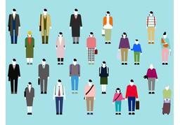 老百姓のイラスト