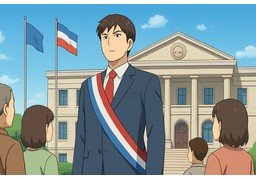 市长のイラスト